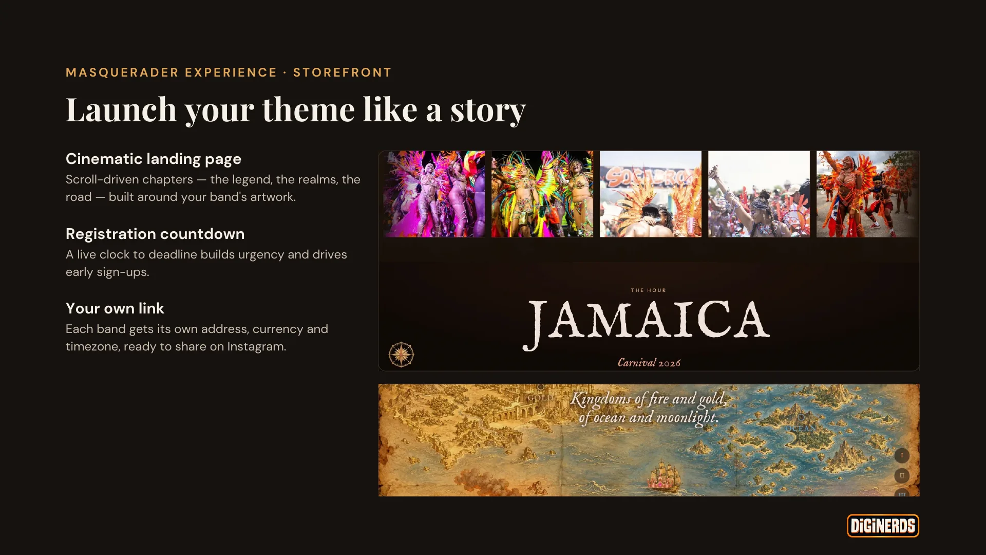Launch your theme like a story