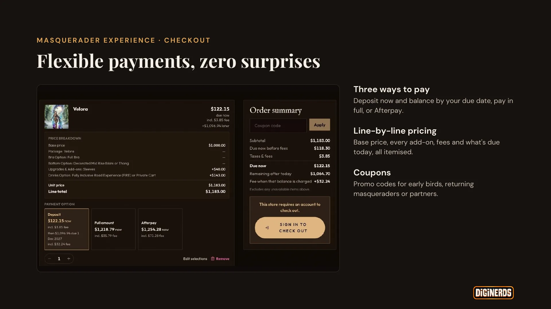 Flexible payments, zero surprises